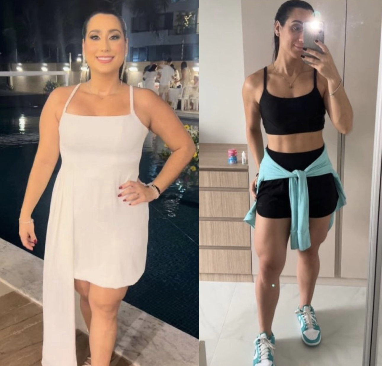 Bianca — antes e depois